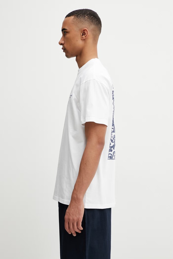 Carhartt WIP S/S Vestige T-Shirt bawełniany męski I036220.206 biały SS26