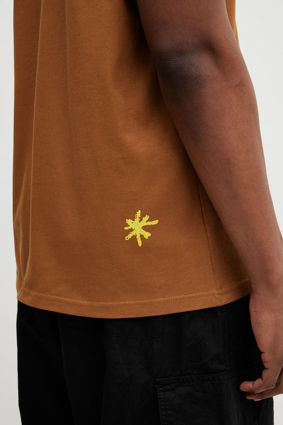 Carhartt WIP S/S Primary T-Shirt футболка бавовняна чоловіча коричневий I036238.HZXX