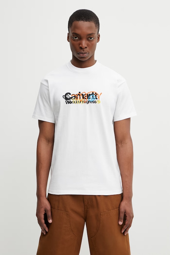 Carhartt WIP S/S Primary T-Shirt tričko bavlnené dámske biela I036238.02XX