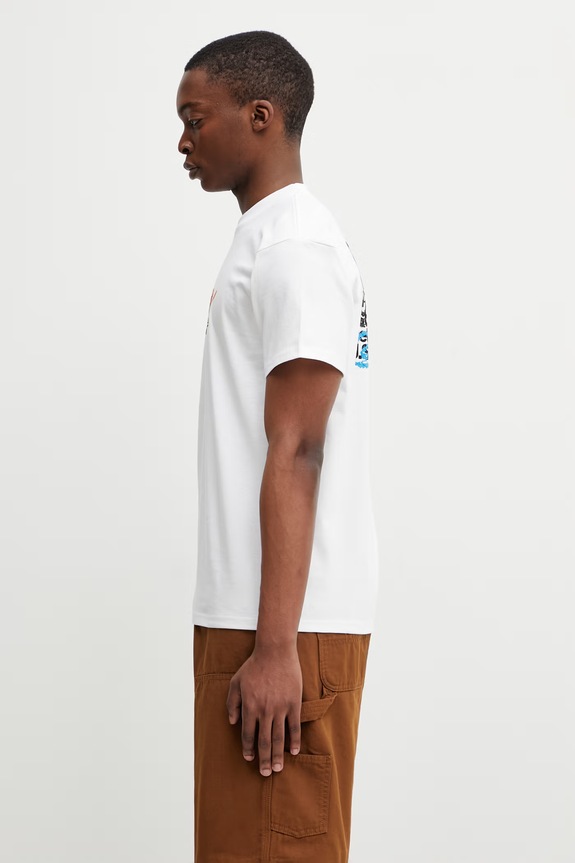 Carhartt WIP S/S Primary T-Shirt tričko bavlnené dámske I036238.02XX biela SS26