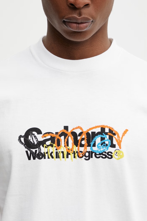Carhartt WIP S/S Primary T-Shirt tričko bavlnené dámske biela I036238.02XX
