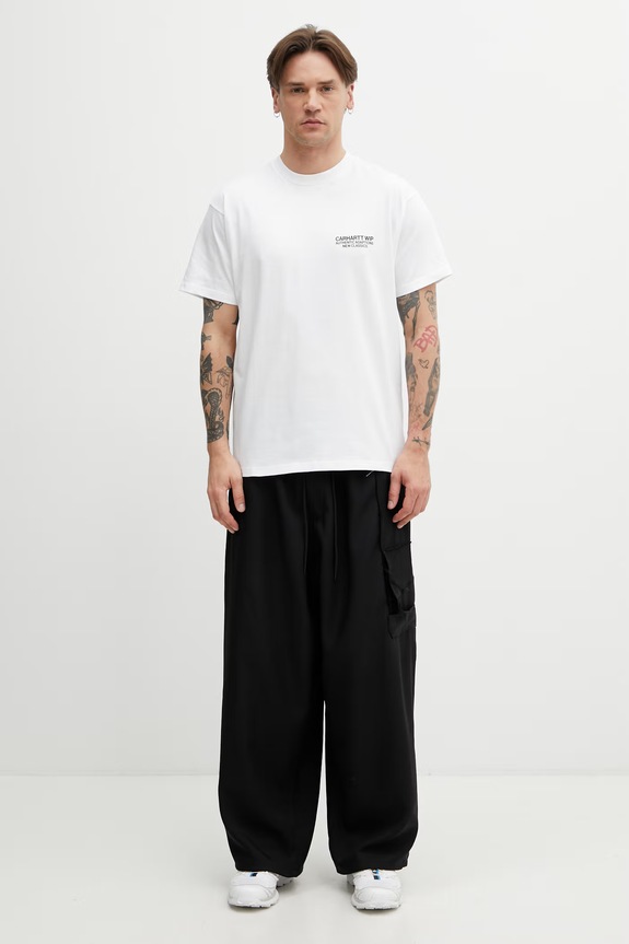 Carhartt WIP S/S Sean Hamilton 03 T-Shirt in cotone da uomo I036270.02XX bianco