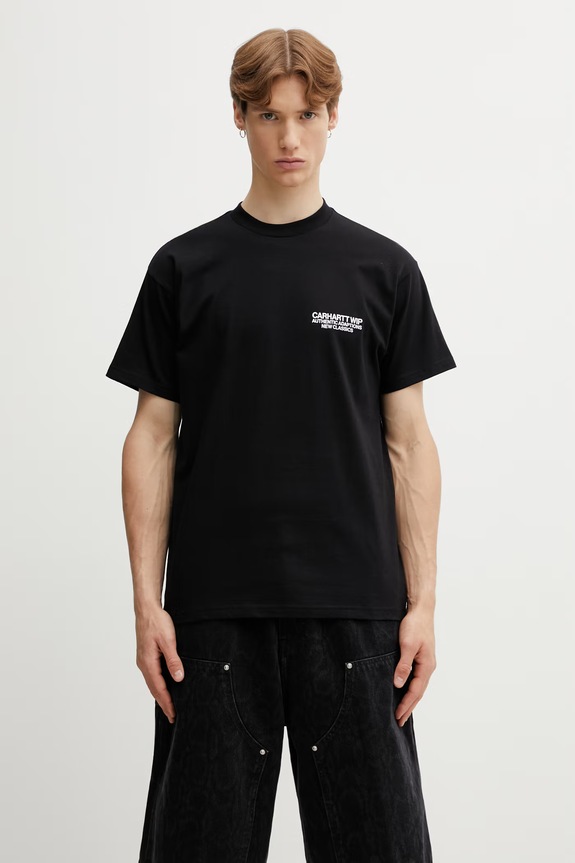 Clothing Carhartt WIP S/S Sean Hamilton 03 T-Shirt cotton Men's I036270.89XX black