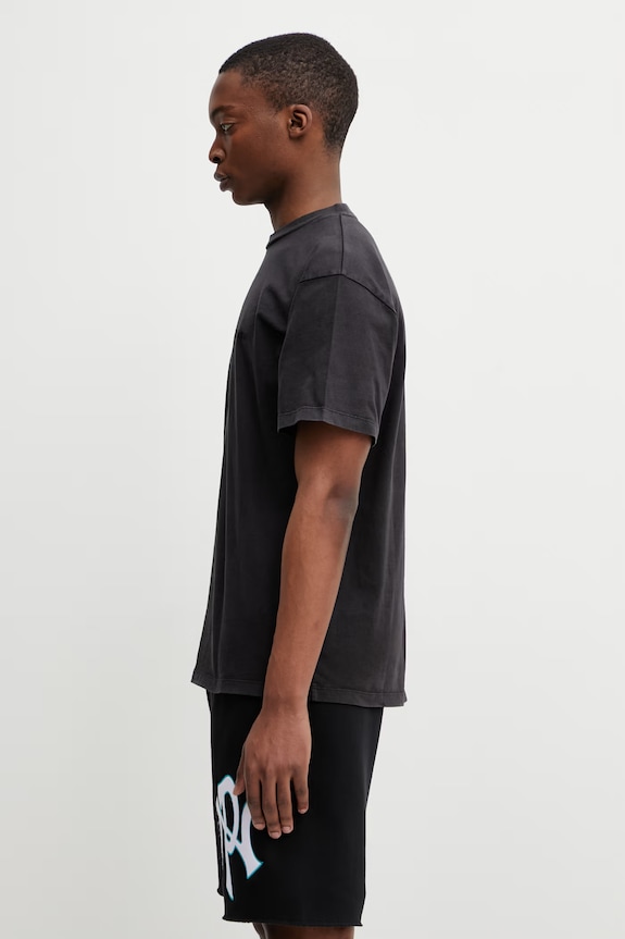 No Problemo Faded Mini Problemo T-shirt bawełniany męski NP6001705 czarny SS26
