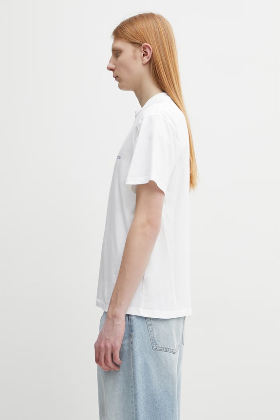 No Problemo Mini Problemo tricou pentru bărbați din bumbac NP6000905 alb SS26