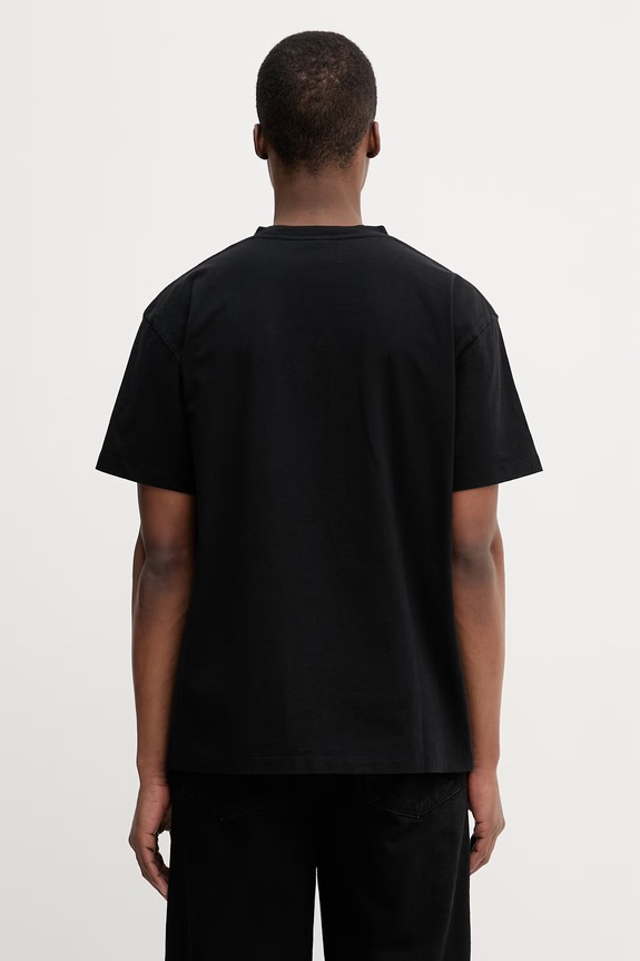 Odzież No Problemo T-shirt bawełniany męski NP6000205 czarny