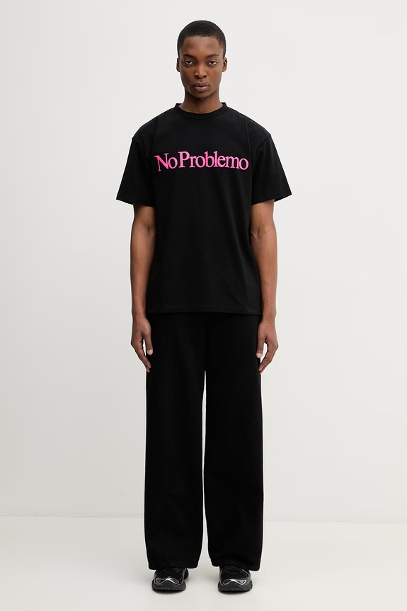 No Problemo T-shirt bawełniany męski NP6000205 czarny