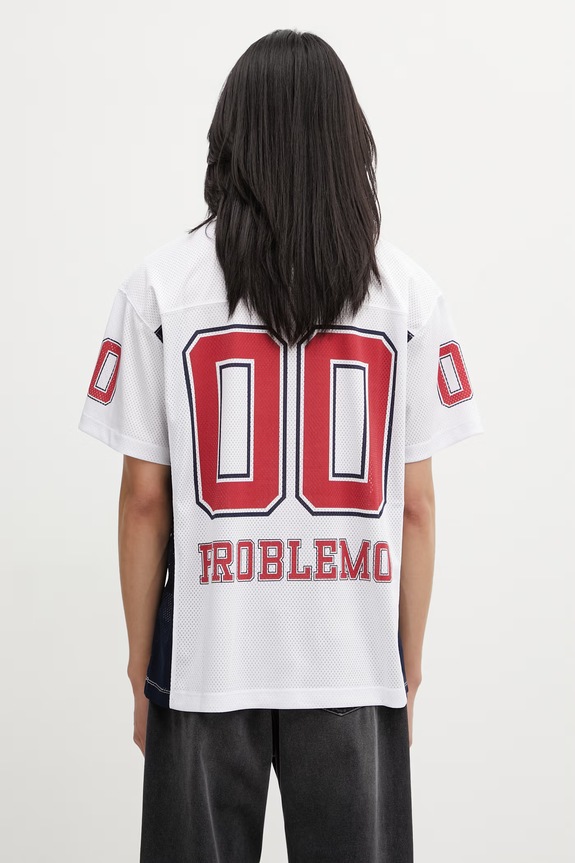 Ρούχα No Problemo Nyp Sports Poly t-shirt Ανδρικό NP4001005 λευκό
