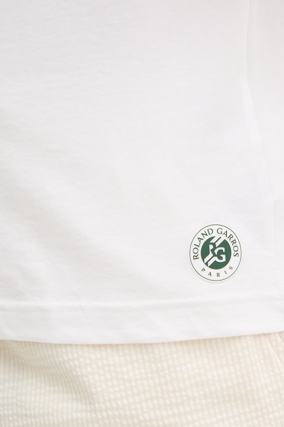 Lacoste T-shirt ανδρικό με βαμβάκι TH0338 μπεζ
