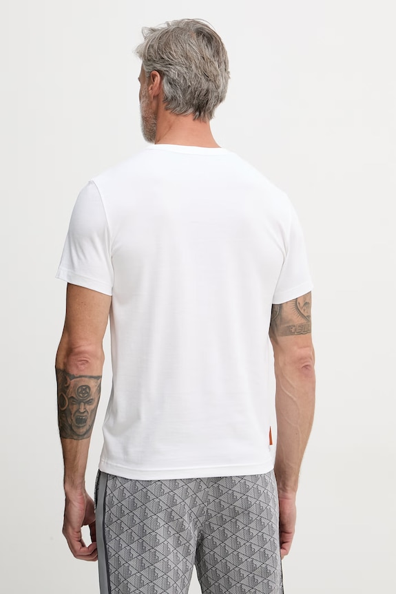 Îmbrăcăminte Lacoste tricou pentru bărbați, cu bumbac TH8309 bej