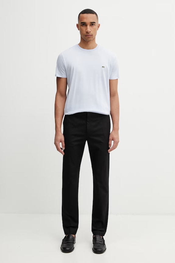Lacoste T-shirt bawełniany męski TH6709.J2G niebieski