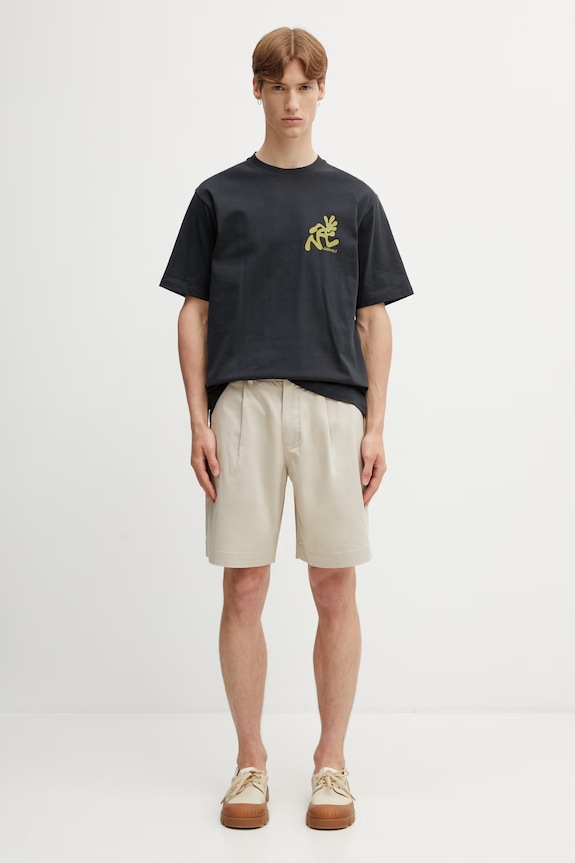Gramicci RUNNING MAN TEE t-shirt basic bawełniany męski G6SU.T107. czarny