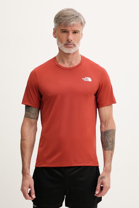 The North Face tréningové tričko pánske LIGHTBRIGHT červená NF0A825OG6I1