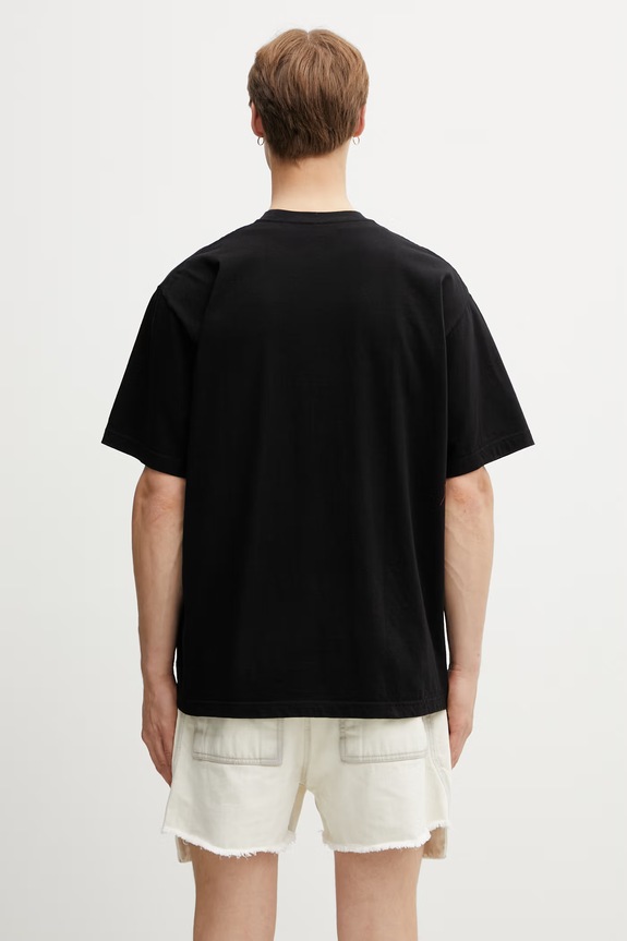 Odzież Neighborhood T-shirt bawełniany męski 261PCNH.ST08 czarny