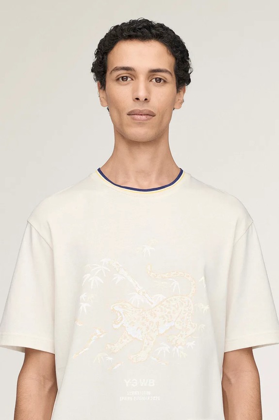 adidas Originals x Y-3 x Wales Bonner T-shirt męski beżowy KS3977
