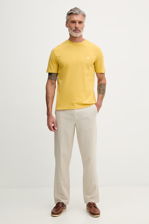 United Colors of Benetton tričko pánske bavlnené 3YESU1AF7 žltá SS26