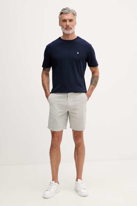 United Colors of Benetton tričko pánske bavlnené 3YESU1AF7 tmavomodrá SS26