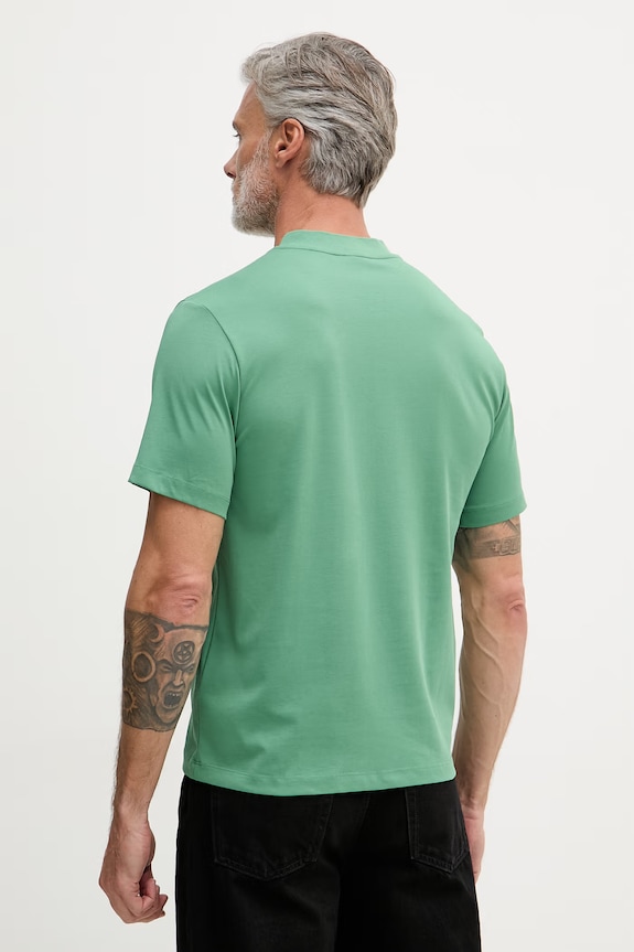 Oblečenie United Colors of Benetton polo tričko pánske s bavlnou 3QEXU10CC zelená