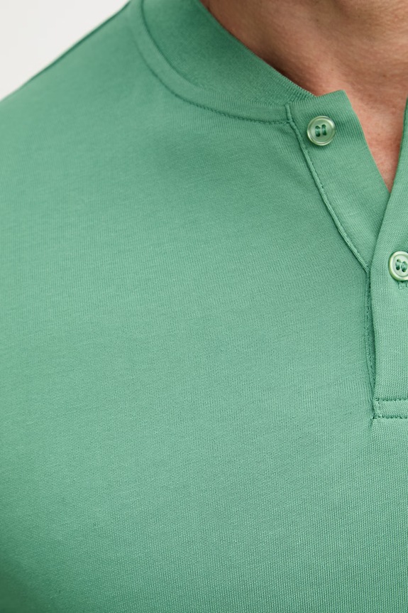 United Colors of Benetton polo tričko pánske s bavlnou 3QEXU10CC zelená