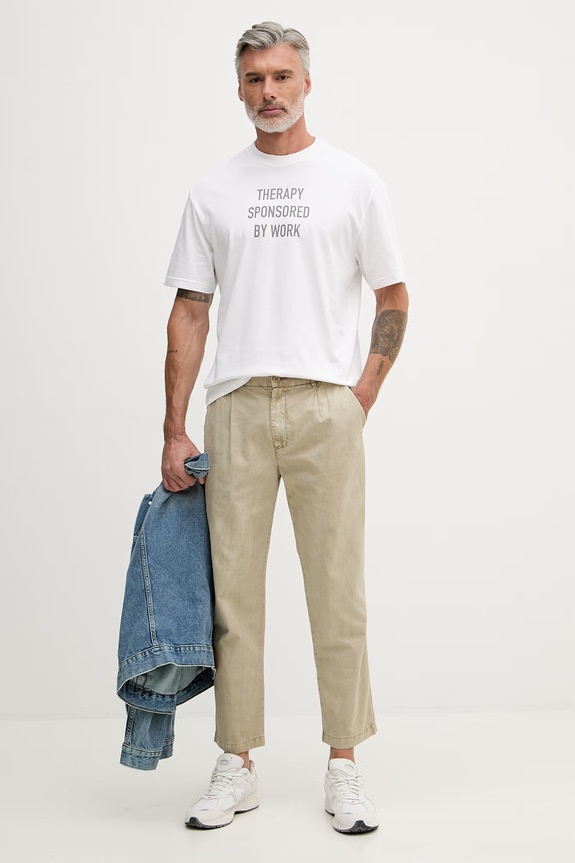 United Colors of Benetton tričko dámske bavlnené 3MI5U10C5 biela SS26