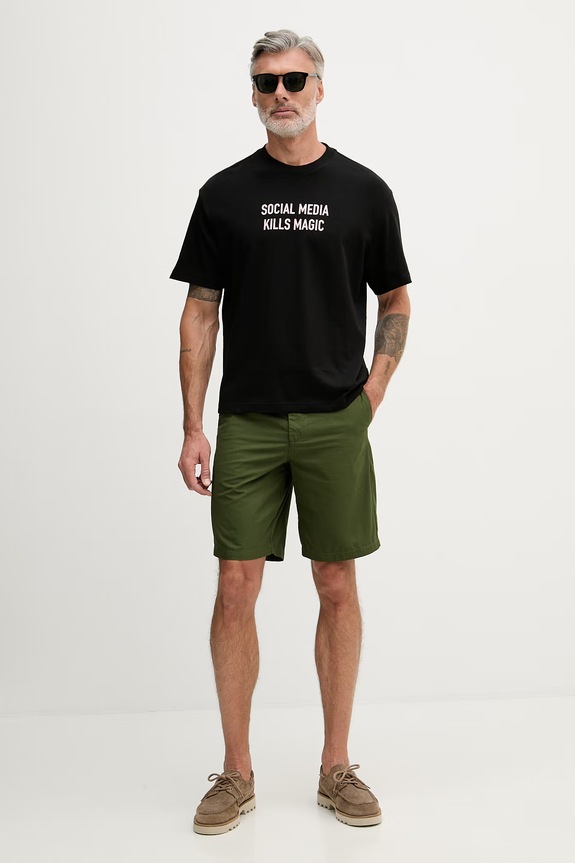 United Colors of Benetton tričko dámske bavlnené 3MI5U10C5 čierna SS26