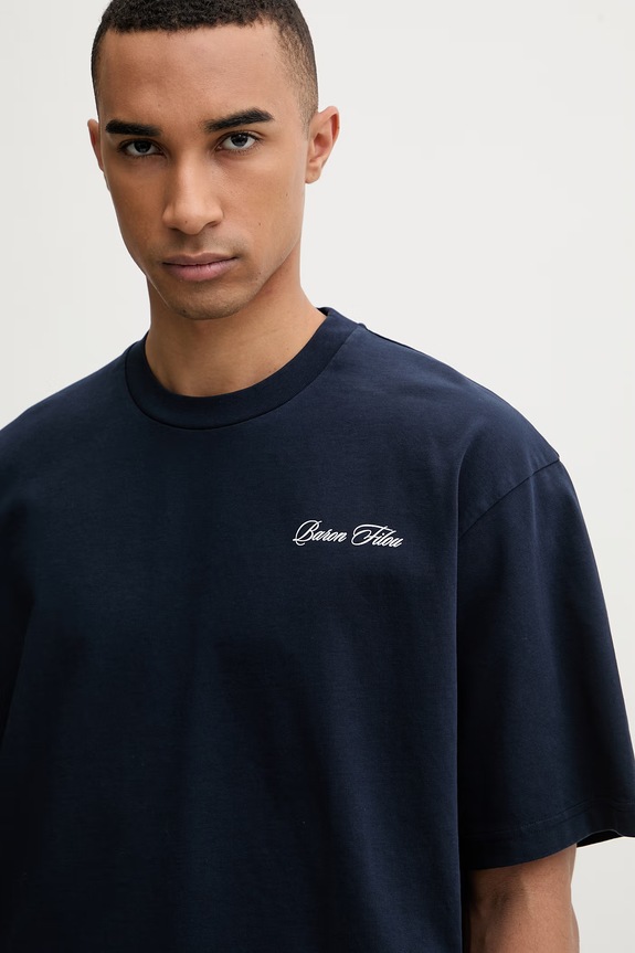 Baron Filou tricou pentru bărbați, din bumbac bleumarin 000014885