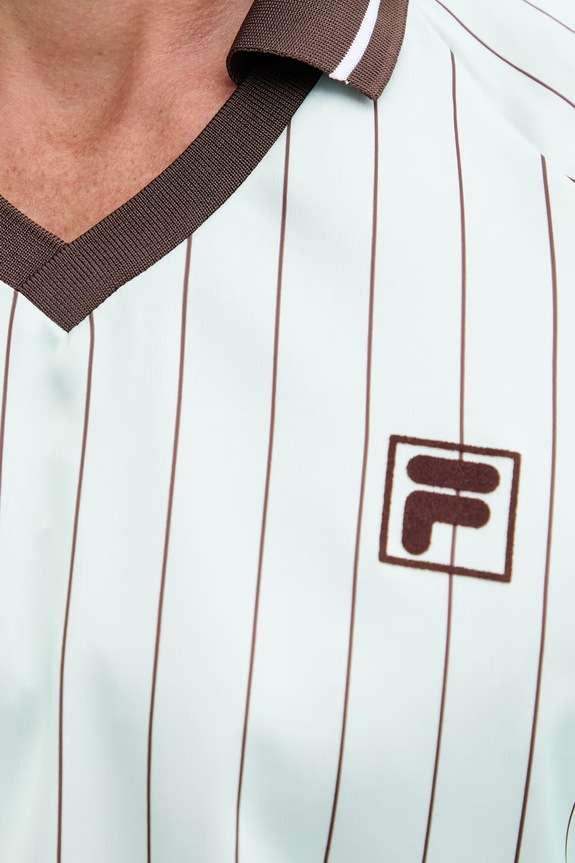 Fila polo tričko pánske COVERCIANO FAM1196 tyrkysová
