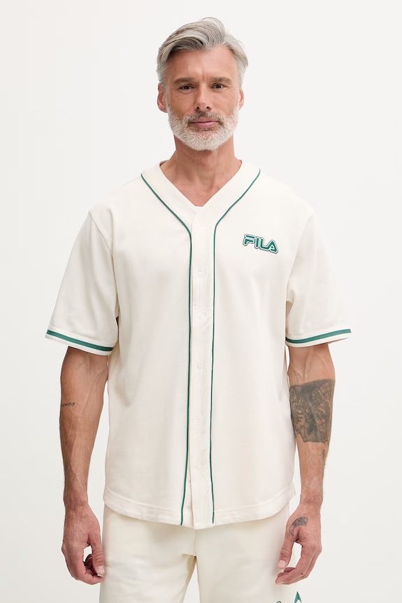 Fila cămașă pentru bărbați, din bumbac STATUTO bej FAM1213