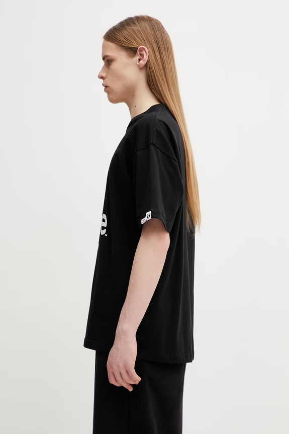 AAPE T-shirt cotton Men's AAPTEM1640XXQ black SS26