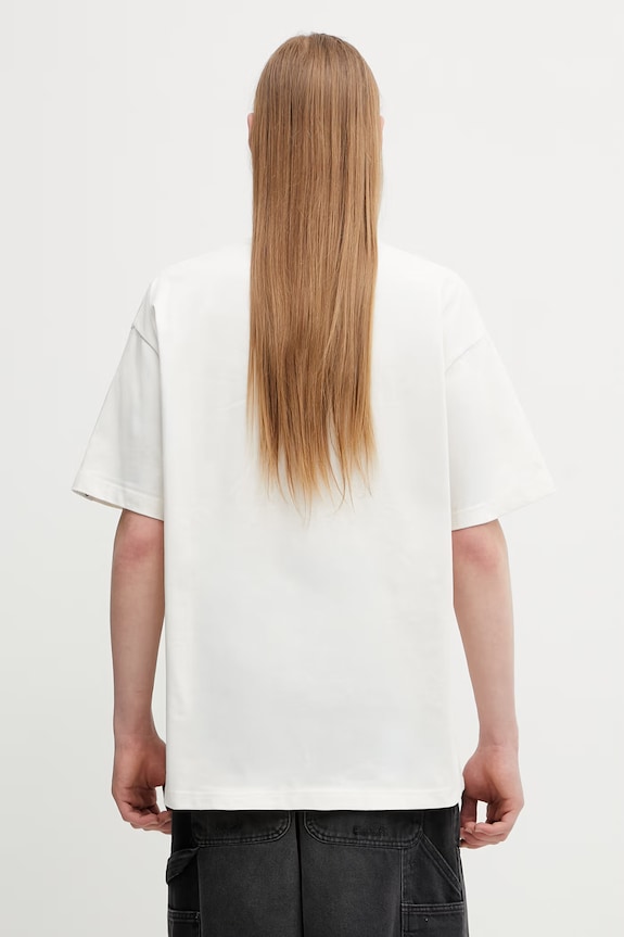 Clothing AAPE t-shirt cotton men's AAPTEM1847XXQ beige