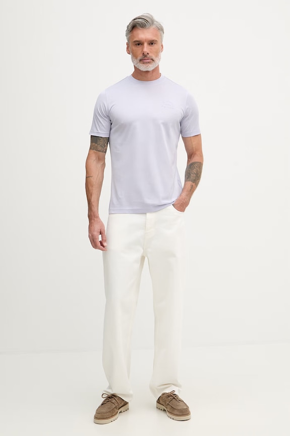 Karl Lagerfeld футболка для мужчин из хлопка 562200.755401 фиолетовой SS26