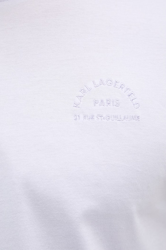 Karl Lagerfeld футболка для мужчин из хлопка 562200.755401 фиолетовой
