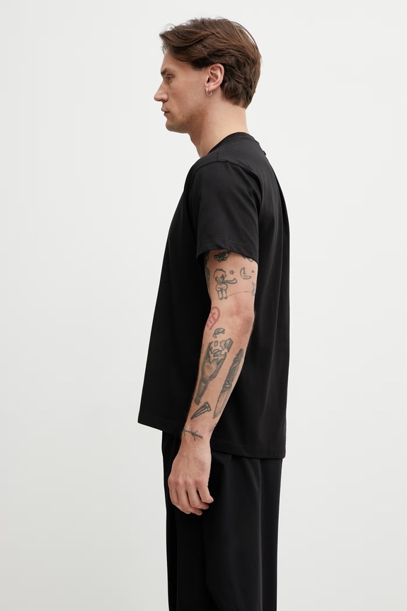 Ader Error t-shirt with cotton Men's BP01SSTS0106BK black SS26
