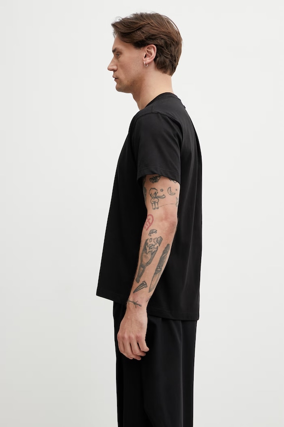 Ader Error t-shirt with cotton Men's BP01SSTS0106BK black SS26