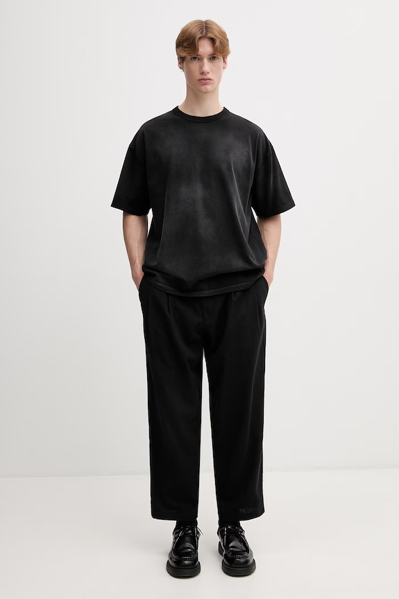 BEAMS T-shirt bawełniany męski 1104.1435.146 czarny