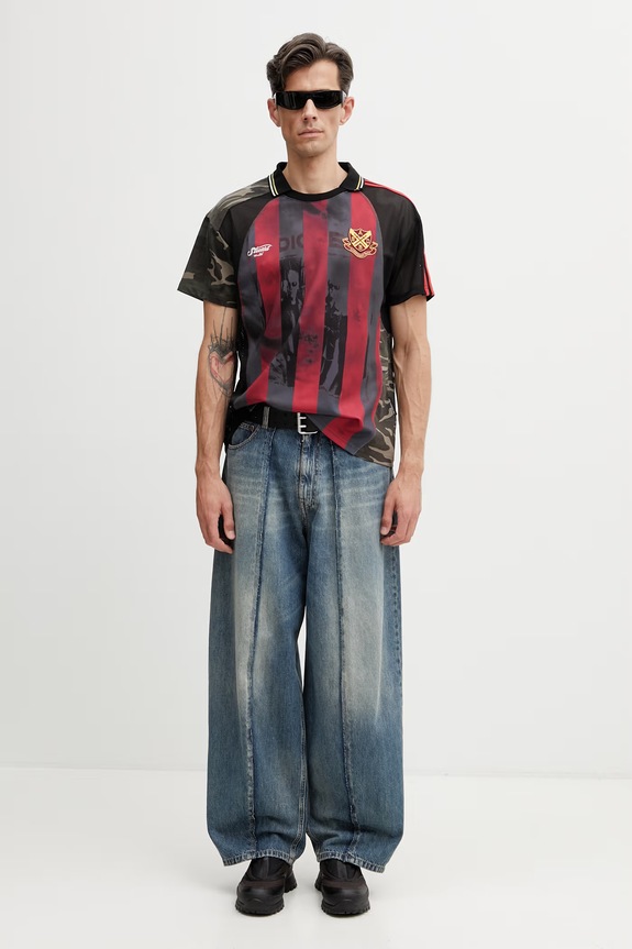 Andersson Bell Reworked Football t-shirt ανδρικό atb1584m μπορντό