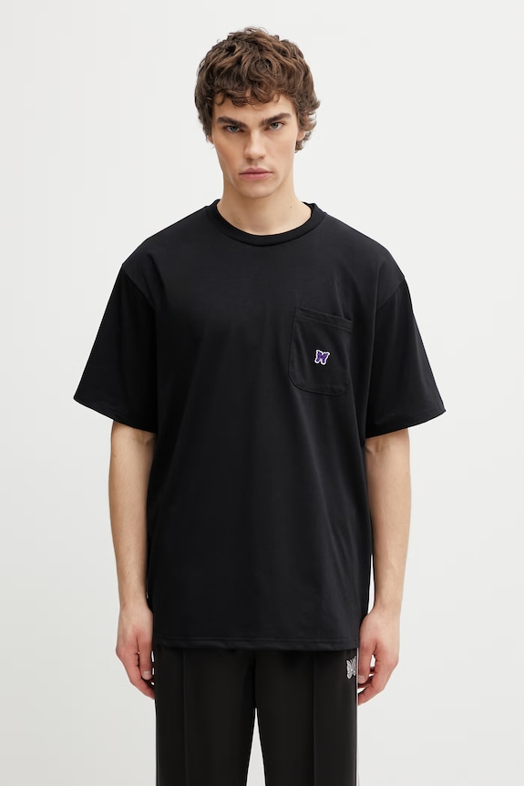 Needles t-shirt men's black SX450