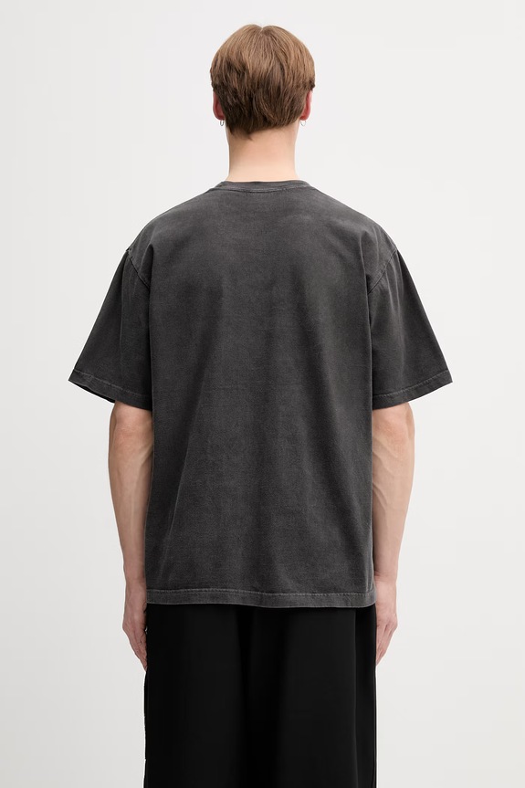 Odzież Neighborhood T-shirt bawełniany męski 261PCNH.ST11 czarny