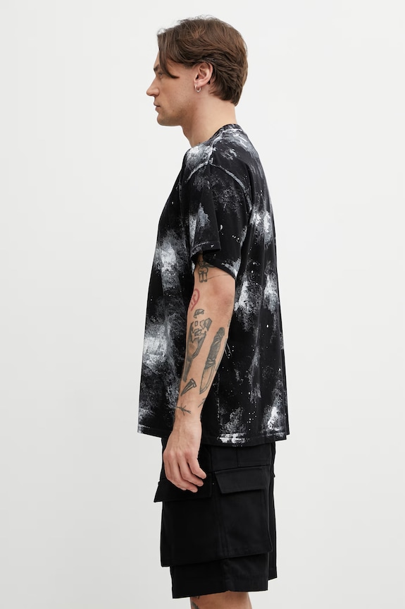 MM6 Maison Margiela kratka majica moška bombažna SH2GC0039.M20048 črna SS26