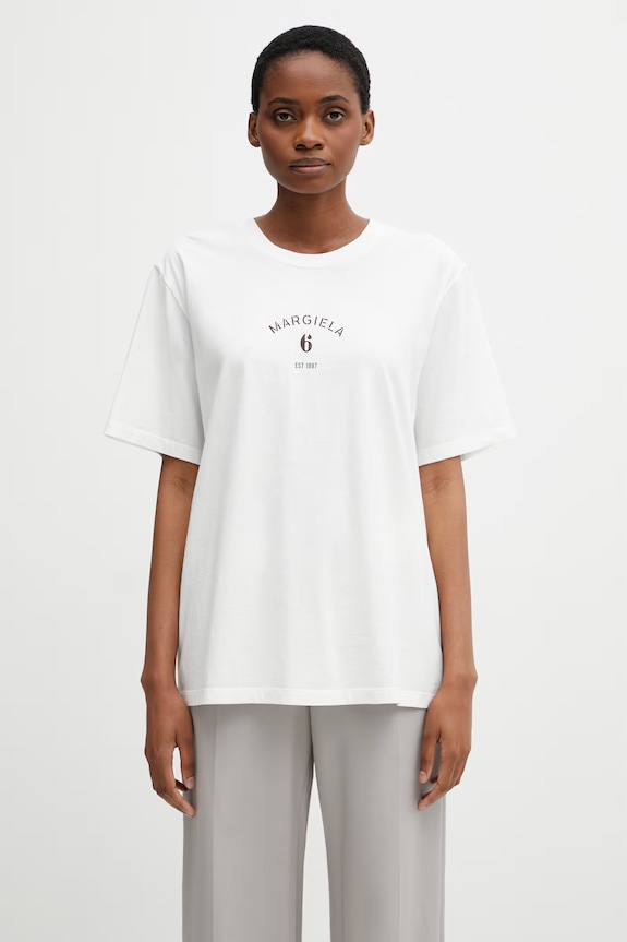 MM6 Maison Margiela T-shirt cotton Men's white SH2GC0038.M20048