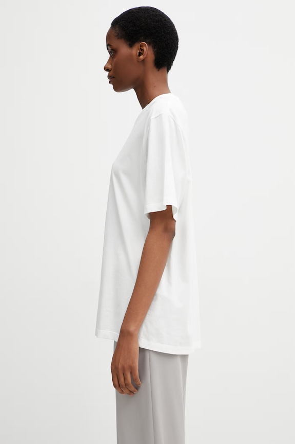 MM6 Maison Margiela t-shirt ανδρικό βαμβακερό SH2GC0038.M20048 λευκό SS26