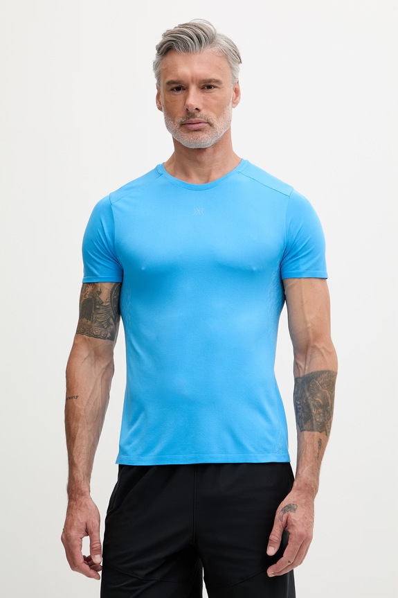 X-bionic tricou pentru alergat pentru bărbați XCEED albastru XC.R2AAS26M