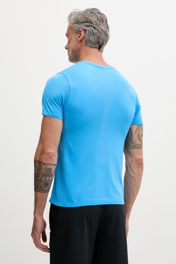 Îmbrăcăminte X-bionic tricou pentru alergat pentru bărbați XCEED XC.R2AAS26M albastru