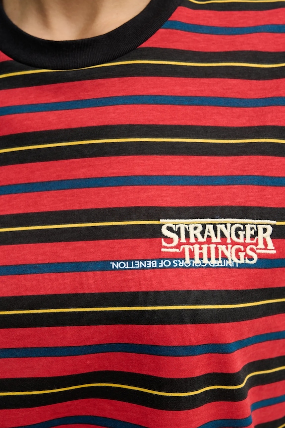 Хлопковая футболка United Colors of Benetton x Stranger Things 3LQMU10BC