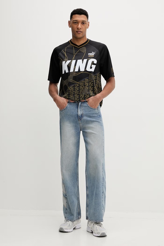 Puma tricou KING Extravaganza Jersey 634407 negru SS26