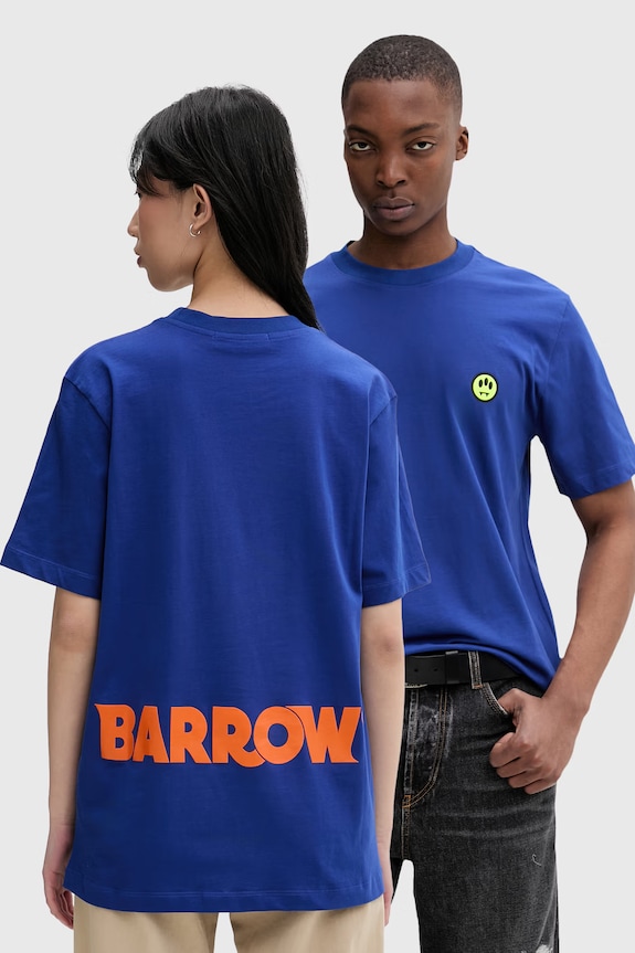 Barrow tricou din bumbac bleumarin S6BWUATH003
