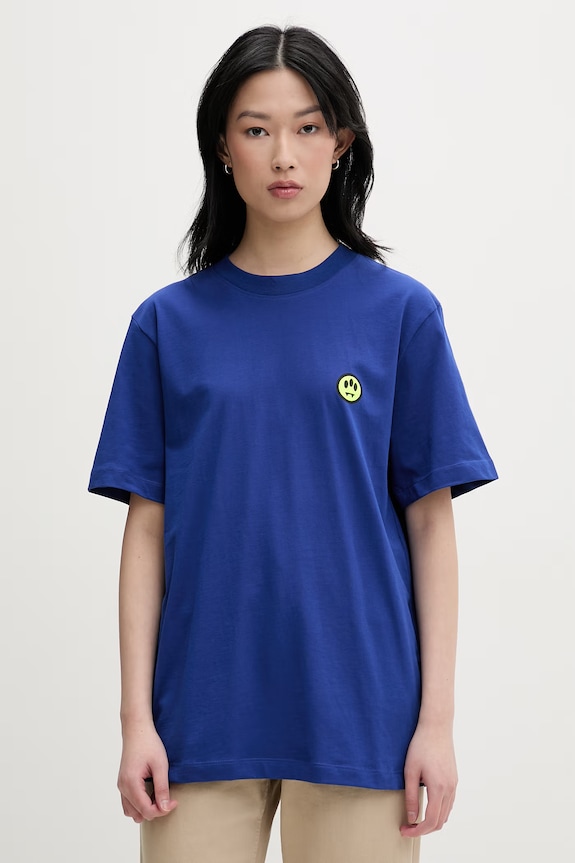 Îmbrăcăminte Barrow tricou din bumbac S6BWUATH003 bleumarin