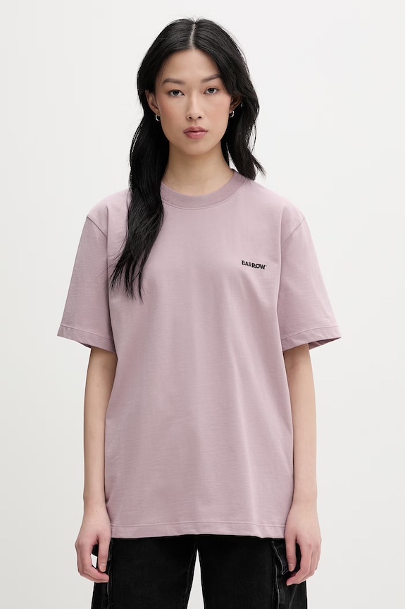 Barrow tricou din bumbac roz S6BWUATH010