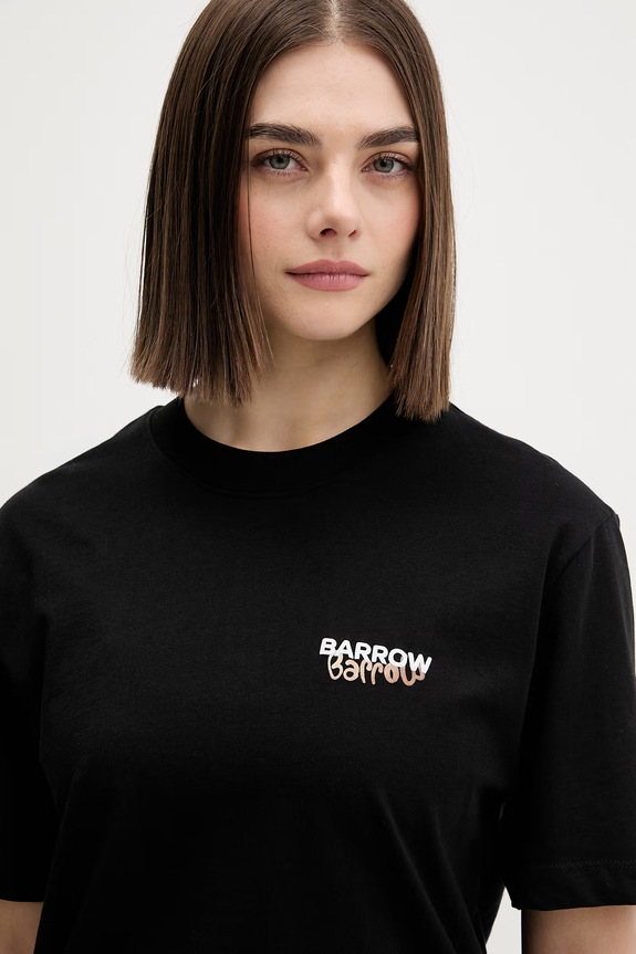 Βαμβακερό μπλουζάκι Barrow S6BWUATH076