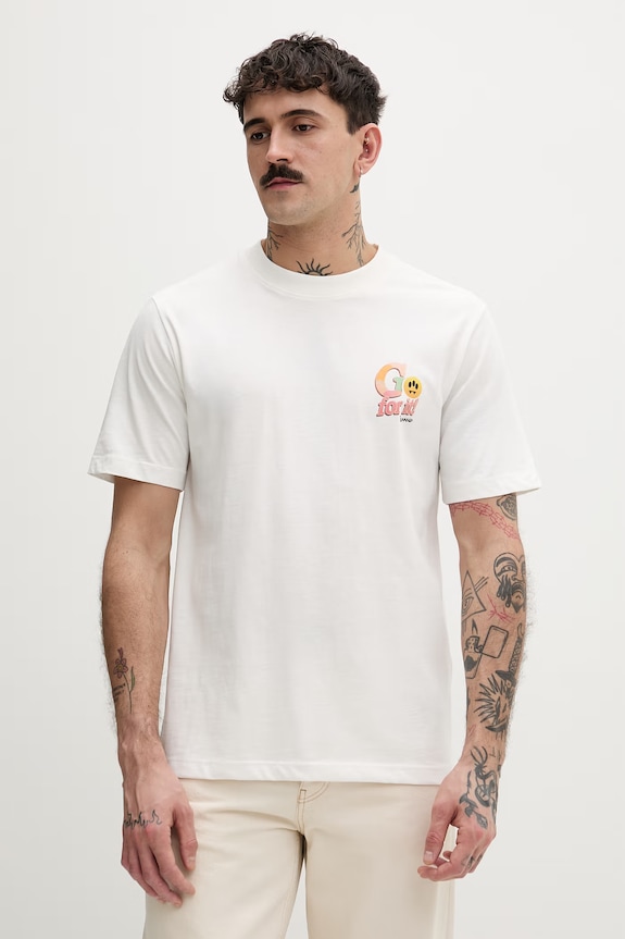 Barrow tricou din bumbac S6BWUATH079 alb SS26